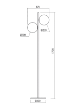 Altego RE001-01-2651 podna lampa - Slika 2