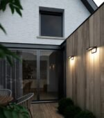 Nordlux Agena Solar spoljašnja zidna lampa crna