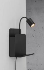 Nordlux Roomi zidna lampa crna - Slika 3