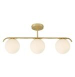 Nordlux Grant 3-spot plafonska lampa mesing - Slika 3