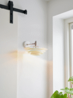 Norldux Bretagne zidna lampa bela