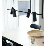 Nordlux Alanis 4-spot visilica crna