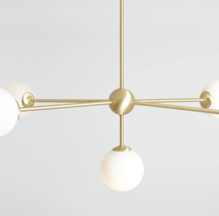 Artera WHITE PEARL 5 Brass Plafonska - Slika 3