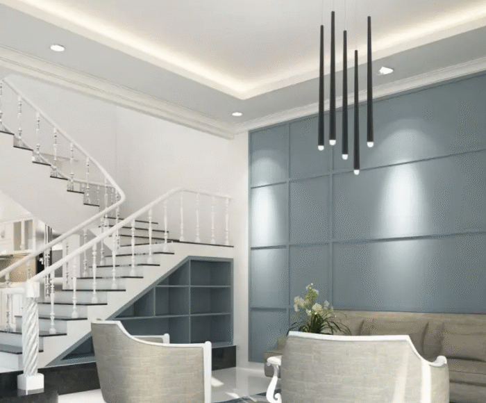 Maytoni Cascade unutrašnja visilica crna 4000K 30W - Image 1