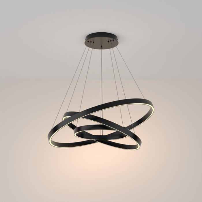 Maytoni Rim unutrašnja visilica crna 3000K 115W - Image 1