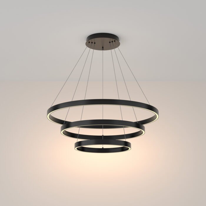 Maytoni Rim unutrašnja visilica crna 3000K 115W - Image 4