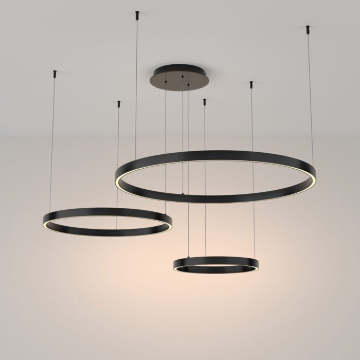 Maytoni Rim unutrašnja visilica crna 3000K 115W - Image 3