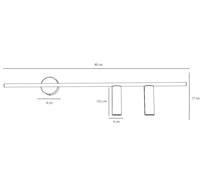 Artera TREVO 2 White Zidna - Slika 2