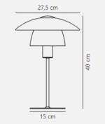 Nordlux Verona stona lampa crna - Slika 2