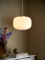 Nordlux Milford 30 visilica opal bela