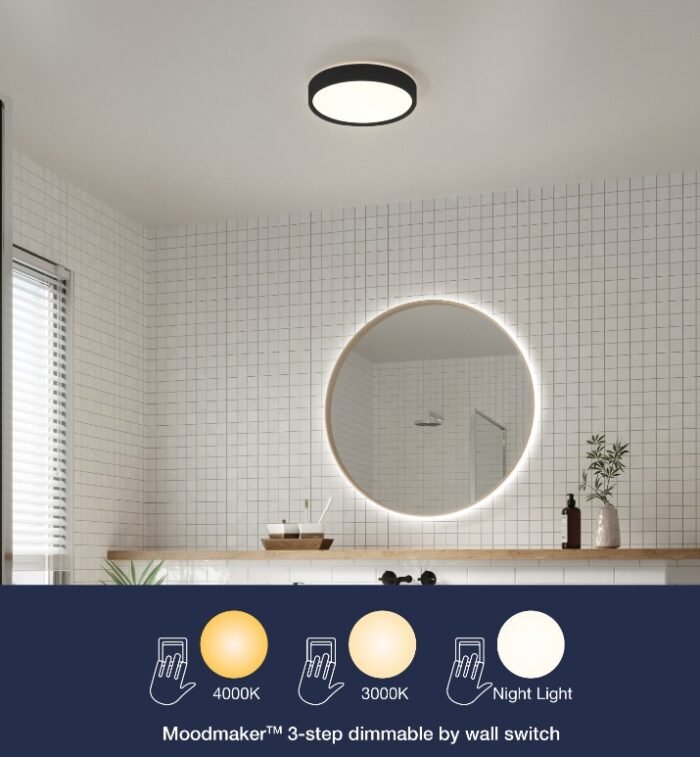 Nordlux Noxy plafonska lampa crna - Slika 4