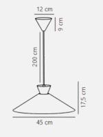 Nordlux Dial 45 visilica crna - Slika 2