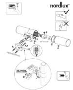 Nordlux Tangens Double zidna lampa hrom - Slika 3