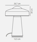Nordlux Time stona lampa crna - Slika 3