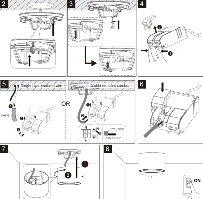 Nordlux Landon Smart plafonska lampa bela - Slika 4