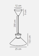 Nordlux Dial 25 visilica crna - Slika 2