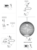 Nordlux Beroni 45 visilica crna - Slika 3
