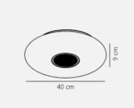 Nordlux Djay Smart Colour plafonska lampa bela - Slika 5