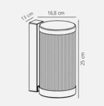 Nordlux Coupar spoljašnja zidna lampa bela - Slika 3