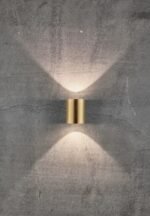 Nordlux Canto 2 spoljašnja zidna lampa mesing - Slika 5