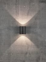 Nordlux Canto 2 spoljašnja zidna lampa crna - Slika 5