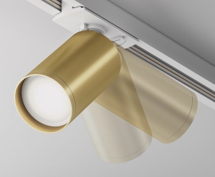 Maytoni FOCUS S White – Matt Gold Sinski Reflektor - Slika 4