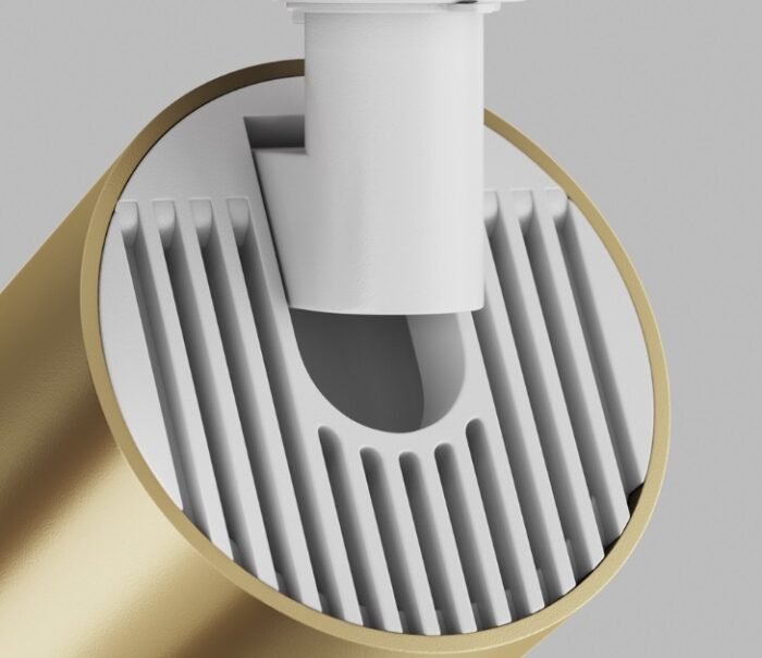 Maytoni FOCUS S White – Matt Gold Sinski Reflektor - Slika 3