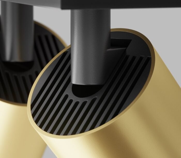 Maytoni FOCUS S Black - Matt Gold Plafonska - Slika 4