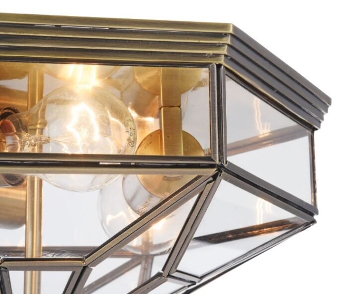 Maytoni Zeil unutrašnja plafonska lampa bronza 60W - Slika 4