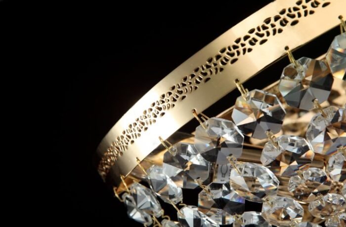 Maytoni Ottilia unutrašnja zidna lampa zlatna 60W - Slika 4