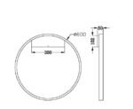 Maytoni Rim unutrašnja zidna lampa crna 3000K 37W - Slika 2