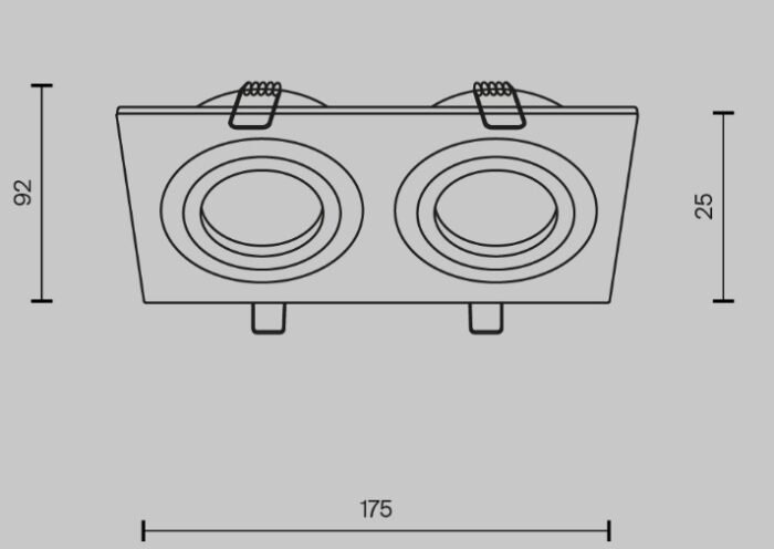 Maytoni ATOM Black Ugradna - Slika 2