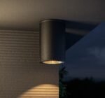 Maytoni Roll spoljašnja plafonska lampa crna 50W