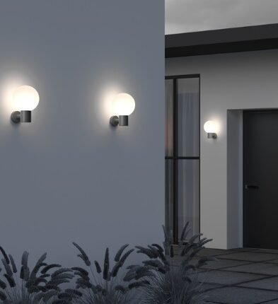 Maytoni Bold spoljašnja zidna lampa siva 60W