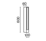 Maytoni Hof spoljašnja lampa za dvorište grafitna 3000K 12W - Slika 2