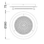 Mantra CRYSTAL LED MIRROR Chrome Plafonska - Image 2