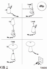 Design For The People Taido stona lampa smeđa - Slika 2