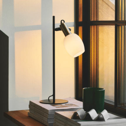 Nordlux Arild Stona lampa Crna