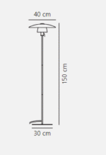 Nordlux Verona podna lampa crna - Slika 2