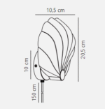 Nordlux Konchi zidna lampa zelena - Slika 2