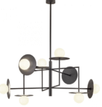 Altego Sellection PLATO Matt Black Plafonska - Slika 3