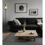 Mantra Nora podna lampa 1xE27 20W crna mermer