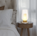 Mantra Nora stona lampa 1xE27 20W bela drvo