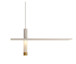 Mantra Esparta visilica led 30W 3000K bela zlatna - Slika 4
