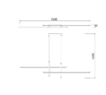 Mantra Esparta visilica led 50W 3000K crna zlatna - Slika 2