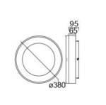 Mantra Niseko II Plafonska lampa drvo led 30W 4000K dimabilna - Slika 2