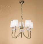 Mantra Loewe Visilica mesing 5xE14 20W prečnik 66cm - Slika 3