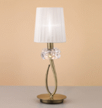 Mantra LOEWE Antique Brass – White Stona