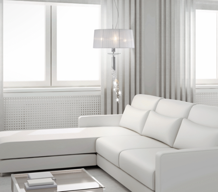 Mantra Tiffany Visilica metal 3xE27 20W prečnik 46cm - Slika 1