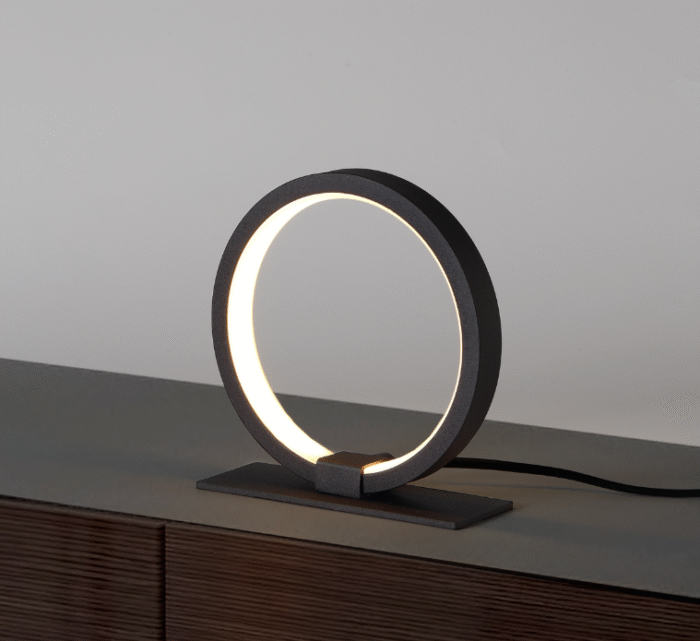 Mantra Kitesurf stona lampa led 8W 640lm 3000K prečnik 25.7cm crna - Slika 1